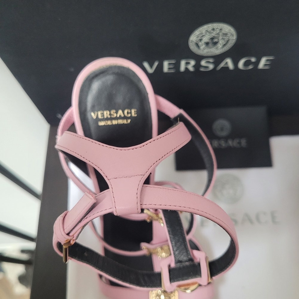 Versace Barbie Pink Sandals - Picture 7 of 8